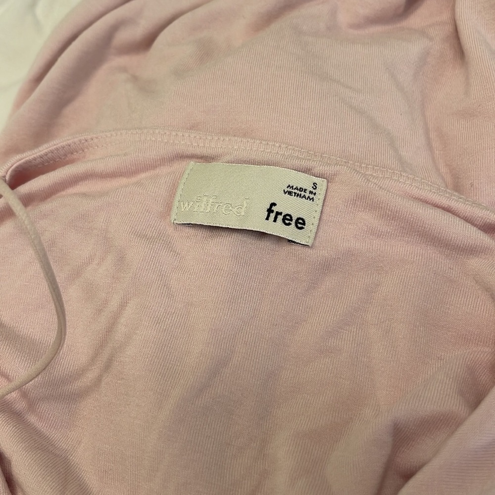 Aritzia Wilfred Free Light Pink Bodycon Dress - Picture 3 of 3